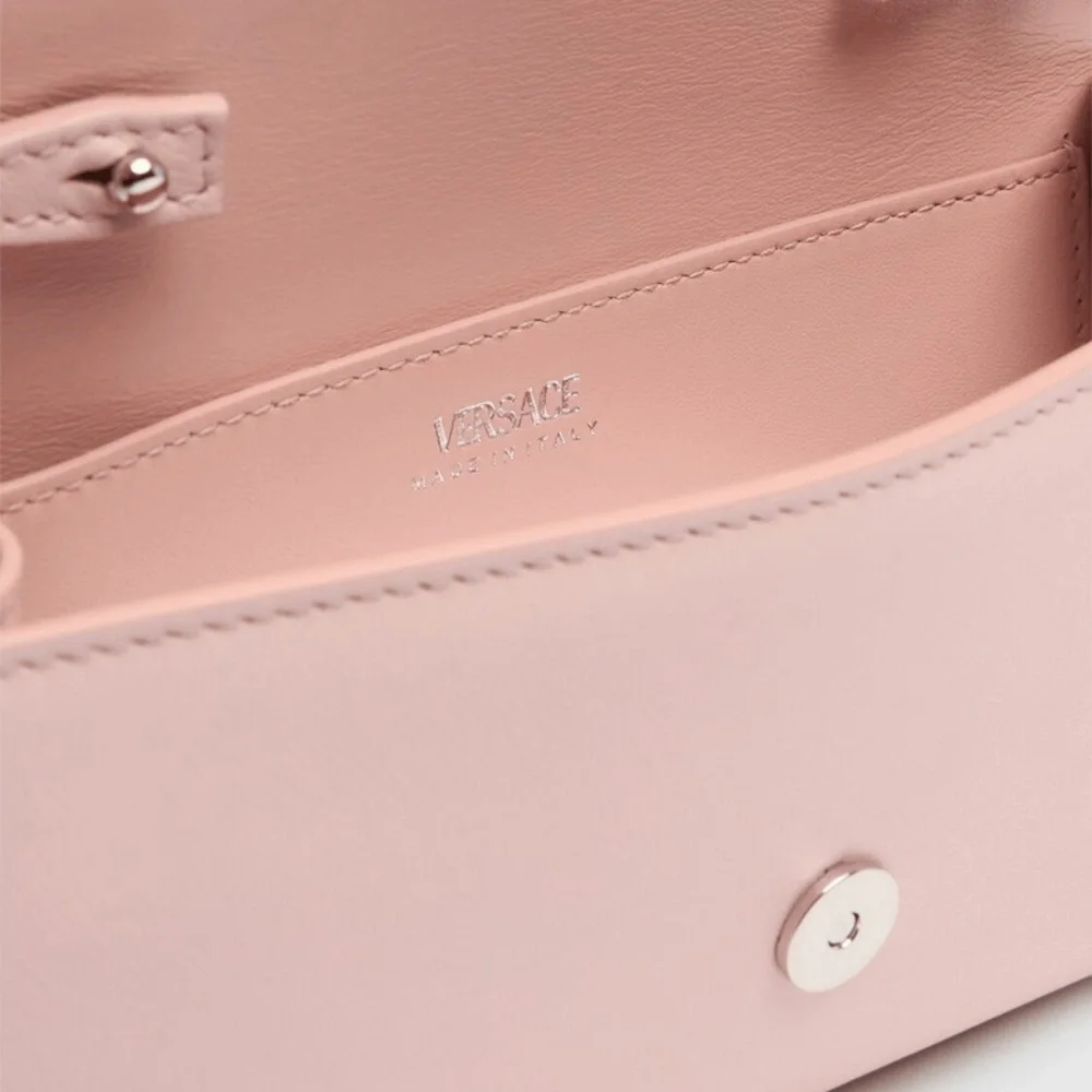 Versace Dusty Pink Medusa '95 Leather Wallet - Picture 3 of 6